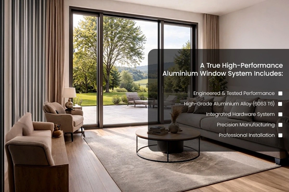 A true high-performance aluminium window system is built so you never have to think about it again.