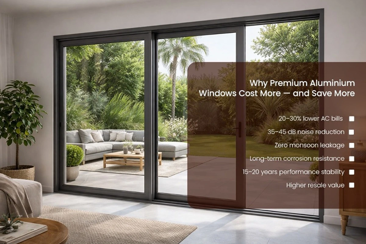 Why Premium Aluminium Windows Cost More — and Save More